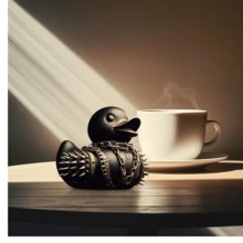 Bộ dụng cụ làm vịt bằng nhựa Gothic Punk Duck, Quà tặng và đồ sưu tầm Gothic độc đáo, Quà tặng Gothic Dark Satanic Duck, Đồ chơi tắm sưu tầm vui nhộn, Tượng vịt sưu tầm Quà tặng Gothic Trang trí nhà cửa, Tượng vịt Satanic Dark trang trí mới lạ bằng cao su Vinyl để bàn Trang trí Halloween tại nhà (Vịt Satan) - Nhiều màu - Xem 8