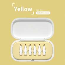 Silicone Apple Pencil Tip Cap Compatible With Apple Pencil 1st/2nd Gen, Quiet Stylus Nib Compatible With IPad Paper-Like Screen Protector - Multicolor - View 14