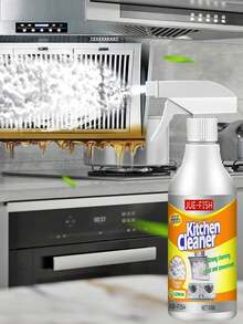 1 Piece Of Kitchen Foam Cleaner Household Kitchen Range Hood Heavy Oil Foam Cleaner Oil Stains Clean, Halloween, Christmas New And Old Models Are Sent Randomly - White - View 2