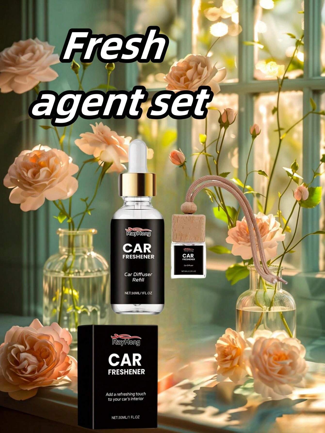 Fragrance Diffuser Set, Air Freshener Hanging Decoration Scented Oil