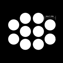 100/50/30/10pcs Double-Sided Foam Adhesive Pads, Home Adhesive Pads, Strong Foam Double-Sided Tape, Round/Square Sponge Glue For Decorations Back To School