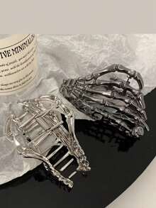 1 kẹp tóc hình bộ xương bằng kim loại, phụ kiện tóc phòng tắm, lễ tạ ơn, đêm giáng sinh, quà tặng giáng sinh - Nhiều màu - Xem 5