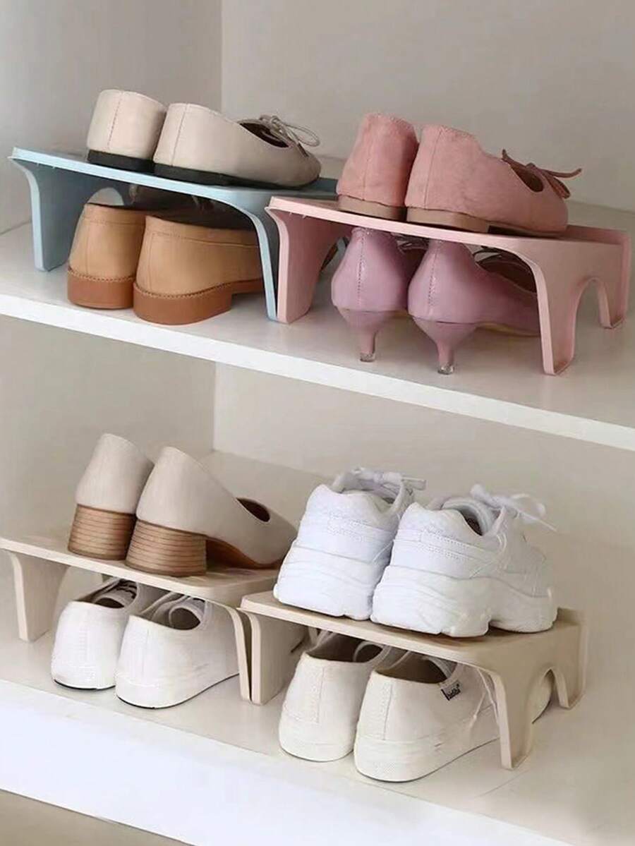 New Double Layer Shoe Rack Shelves, Home Use Space Saving Shoe Storage