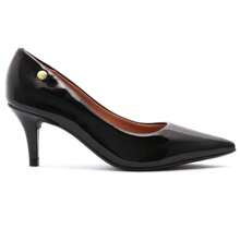 Vizzano Women's Pumps, Low Thin Heel, Soft, Original - 黑色清漆 - 查看 2