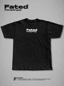 FATED - Blurry Streetwear T-Shirt - 100% Cotton - màu đen - Xem 2
