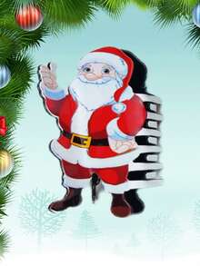 1 kẹp tóc hình ông già Noel, cây thông, nai sừng tấm, chuông, bông tuyết, làm quà tặng Giáng sinh - in giáng sinh - Xem 4