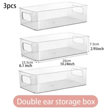 Support de boisson empilable de grande taille - boîte de rangement en plastique transparent pour réfrigérateurs, armoires et plans de travail - parfait pour organiser la nourriture et les boissons dans les cuisines et les garde-manger, décoration de la maison, cadeaux de Noël, cadeaux pour la maison, décoration de la chambre