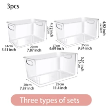 Support de boisson empilable de grande taille - boîte de rangement en plastique transparent pour réfrigérateurs, armoires et plans de travail - parfait pour organiser la nourriture et les boissons dans les cuisines et les garde-manger, décoration de la maison, cadeaux de Noël, cadeaux pour la maison, décoration de la chambre