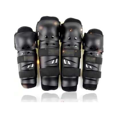 Rodilleras y Coderas para Motociclista Bici Patineta Moto Cross Patines Polímero de Alto Impacto