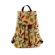 Women's Seasons Backpack Bag With Adjustable Snap Closure - 鏽棕色 - 查看 1