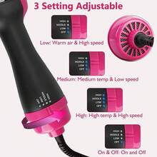 Pellet Digital Electronic Technology Co HIPPIH Hot Air Brush Styler And Dryer - 彩色 - 查看 2