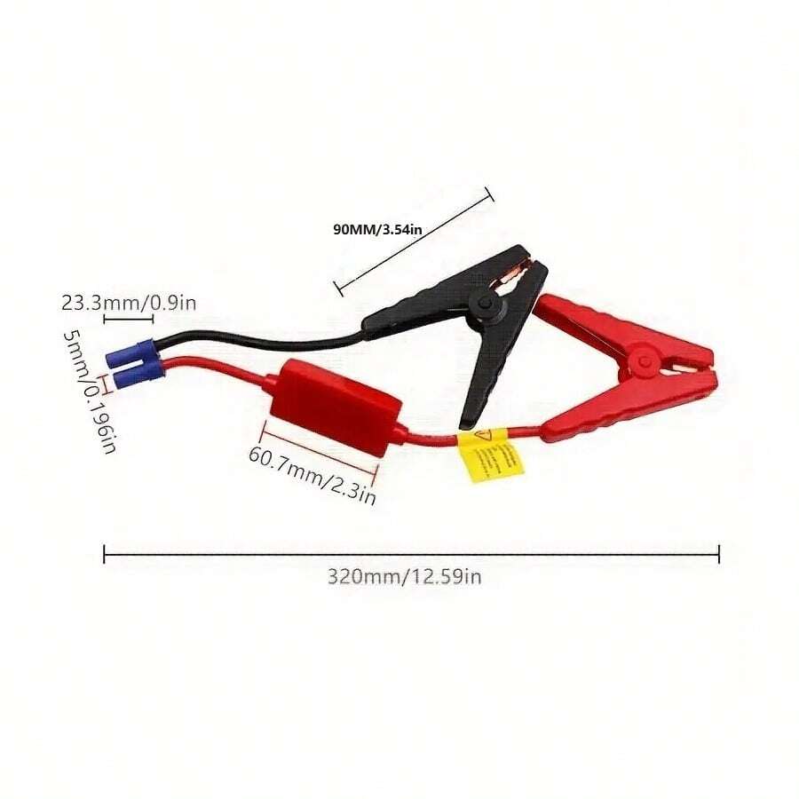 1pc EC5 Jumper Cable, Yeworth Automotive Replacement Car Jumper Cable