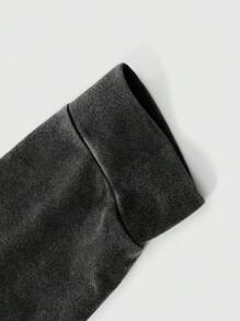 Men's Letter & Graphic Print Zip-Up Hooded Sweatshirt For Spring/Autumn - Black - View 5