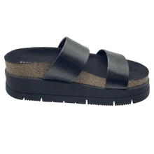 Women's Slide Platform Flatform Clog Moleca 5513.100 - 黑色 - 查看 4