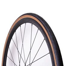 Road Bike High Performance Bicycle Tire Durable Foldable Tires With 60TPI Puncture Resistant For 20inch 700C Wheels Black/Yellow