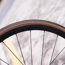Road Bike High Performance Bicycle Tire Durable Foldable Tires With 60TPI Puncture Resistant For 20inch 700C Wheels Black/Yellow