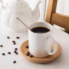2 piezas, Taza de café con estampado "Abrazar el caos" de 11 oz, taza de viaje de cerámica perfecta para amantes del café en movimiento, ideal para regalos de cumpleaños, vacaciones, Acción de Gracias y Navidad, regalos para fiestas - Blanco - Ver 3