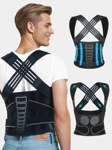 Correa ajustable unisex, diseño cómodo y transpirable, mejora la confianza corporal, ligero y flexible, ideal para uso diario, oficina, deportes y fitness