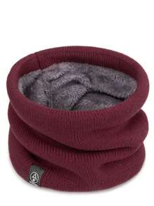 2 Stück/1 Stück Geschenk für Outdoor-Reisen, Fahrradschal, warmer Strickschal für Herbst und Winter, Fleecestrickschal, Geschenk für Urlaub und Geburtstag