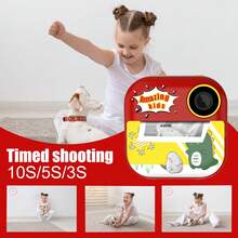 Kids Camera Instant Print, Kids Selfie Instant Digital Camera With Fun Filters And Cute Stickers, Timed Shooting, Fun Gift For Girls And Boys 3-12 Years - Multicolor - View 7