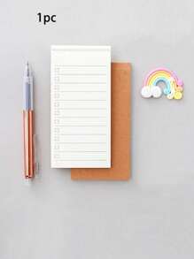 1pc/2pcs/3pcs Plan Book Self-Discipline Card Book Efficiency Sticker Book Simple Sticker Paper Daily Plan Weekly Plan Memo Multi-Function Student Note Paper Self-Discipline Daily Plan This Time Management Weekly Plan Todo List Plan Punch Card Cute Ins Style Hand Account Message Book,Back-To-School Supplies,Plan Book,Notebook, Student Learning And Office Supplies,School Supplies,Back To School