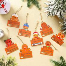 8 chiếc hộp đựng tiền Giáng sinh, phong cách hỗn hợp, ông già Noel, người tuyết, người đàn ông bánh gừng, thiệp Giáng sinh bằng gỗ, hộp đựng tiền, quà tặng, hộp đựng tiền vui nhộn, đồ trang trí treo, thẻ đựng tiền, kẹp tiền, đồ trang trí cây thông Noel, đồ trang trí cho bữa tiệc ngày lễ mùa đông - Nhiều màu - Xem 11