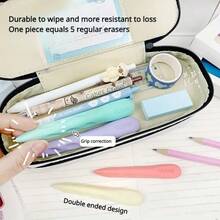 1/3 cục tẩy Macaron nhiều màu, cục tẩy xóa lỗ, cục tẩy sạch không có vụn, bộ màu kẹo, cục tẩy Macaron sáng tạo, quà tặng trở lại trường, quà tặng ngày lễ - Nhiều màu - Xem 8