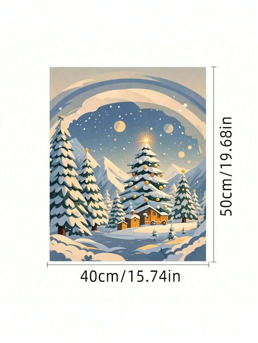 Christmas DIY Digital Oil Painting Illuminate Creative Life, Paint A