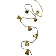 92cm Christmas Chain With Decorative Bells Gold Bells To Decorate Christmas Tree - 5 包 - 查看 2