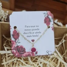 Complete Groomsmen Kit With Tie And Bracelet And Decorated Box Includes Tags - Color caoba - Ver 5