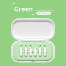 Silicone Apple Pencil Tip Cap Compatible With Apple Pencil 1st/2nd Gen, Quiet Stylus Nib Compatible With IPad Paper-Like Screen Protector - Multicolor - View 13