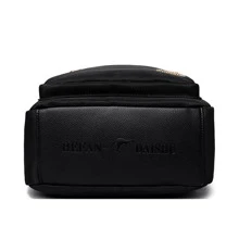 Women's Retro Large Capacity Backpack School Fashion Outing - Black - View 5