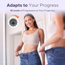 Máquina de remo MERACH, máquina de remo magnética para el hogar, 16 niveles de resistencia silenciosa, riel deslizante doble con capacidad máxima de peso de 350 lb, compatible con aplicaciones - Blanco - Ver 7