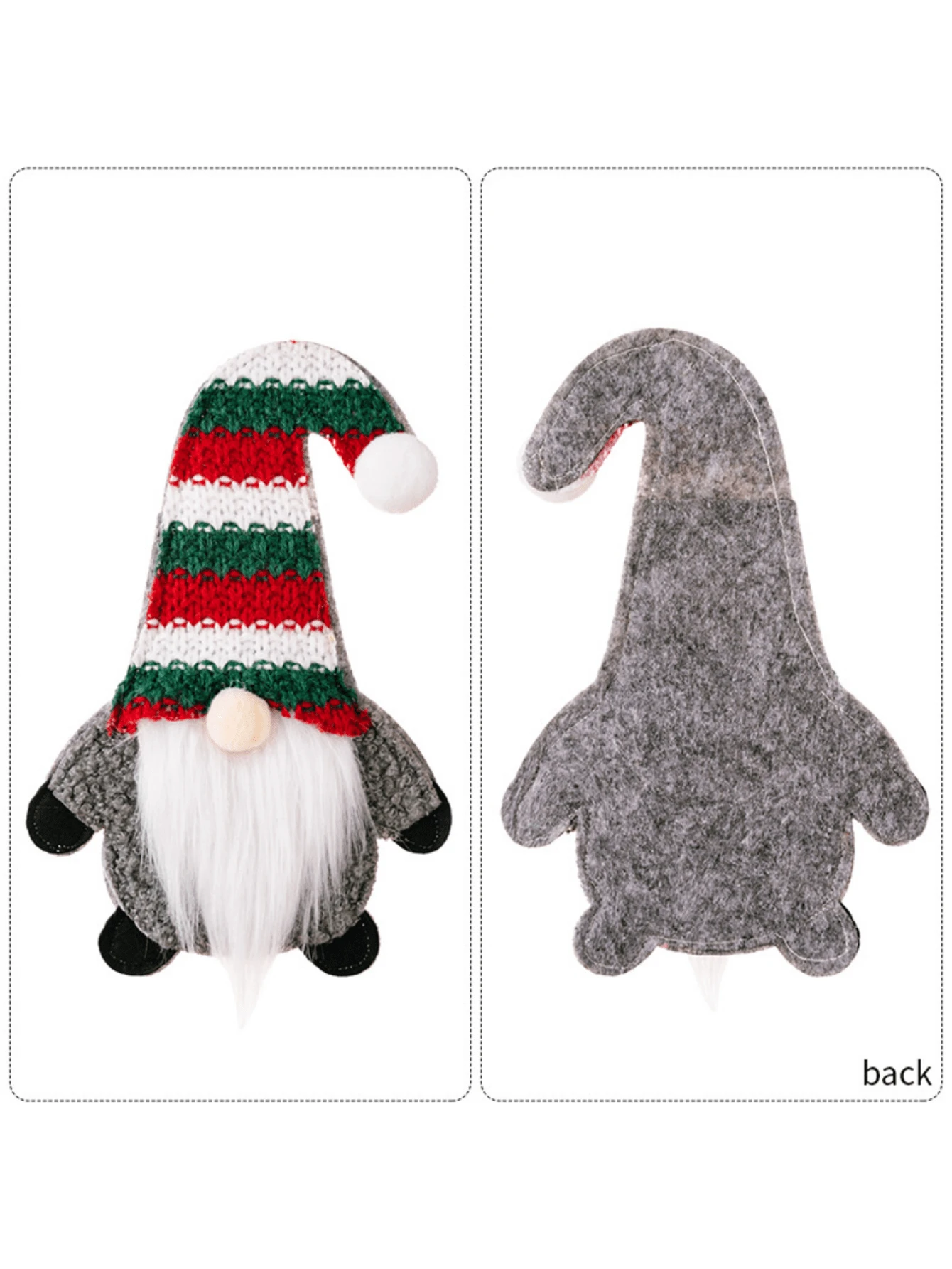 1pc Christmas Decorations Faceless Doll Christmas Knife And Fork Set