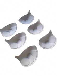 Kit 10 Pairs Shell Bra With Bubble Handle Scale Top Making Filling Volume - Blanco - Ver 2