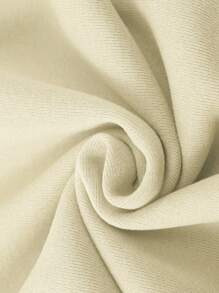 Áo nỉ cổ tròn in chữ thường ngày cho nam - Màu Khaki - Xem 4