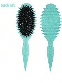 卷发定型刷，卷发刷，2024 款带鳄鱼夹的新款发型刷，卷发定型边缘提升造型刷，适用于卷发湿发梳理，塑造和定型卷发，适合男女，由 Candybrush 设计