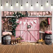 1 件粉色仓库门秋季派对背景面料 82.7 * 59.1/59.1 * 39.4/39.4 * 29.5 英寸秋季感恩节粉色谷仓门背景乡村南瓜枫叶粉色木制谷仓门农舍摄影装饰秋收谷仓朋友派对装饰 - 彩色 - 查看 11