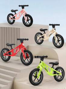 1pc Kids Balance Bike 12inch Or 14inch, No Pedals, Gift For Boys And Girls