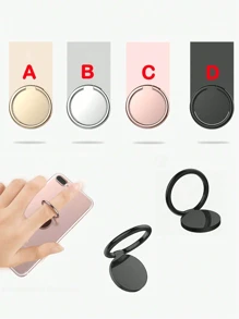 1 giá đỡ hình nhẫn xoay 360° đa năng - Giá đỡ hình nhẫn kim loại cho máy tính để bàn và điện thoại di động - Nhiều màu - Xem 2