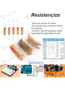 300 Resistencias 1/4w Para Circuitos Pcb Valores A Elegir - 470 ohmios - Ver 7
