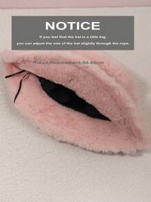 1pc Women/Men Multicolor Casual Versatile Warm Soft Plush Bucket Hat, Suitable For Autumn/Winter Daily Use Winter Hat