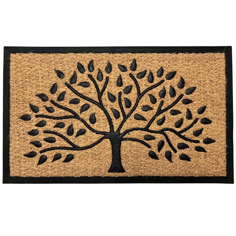 TREE OF LIFE DOOR MAT 45CM X 75CM - KAPAZI - Beige - View 1