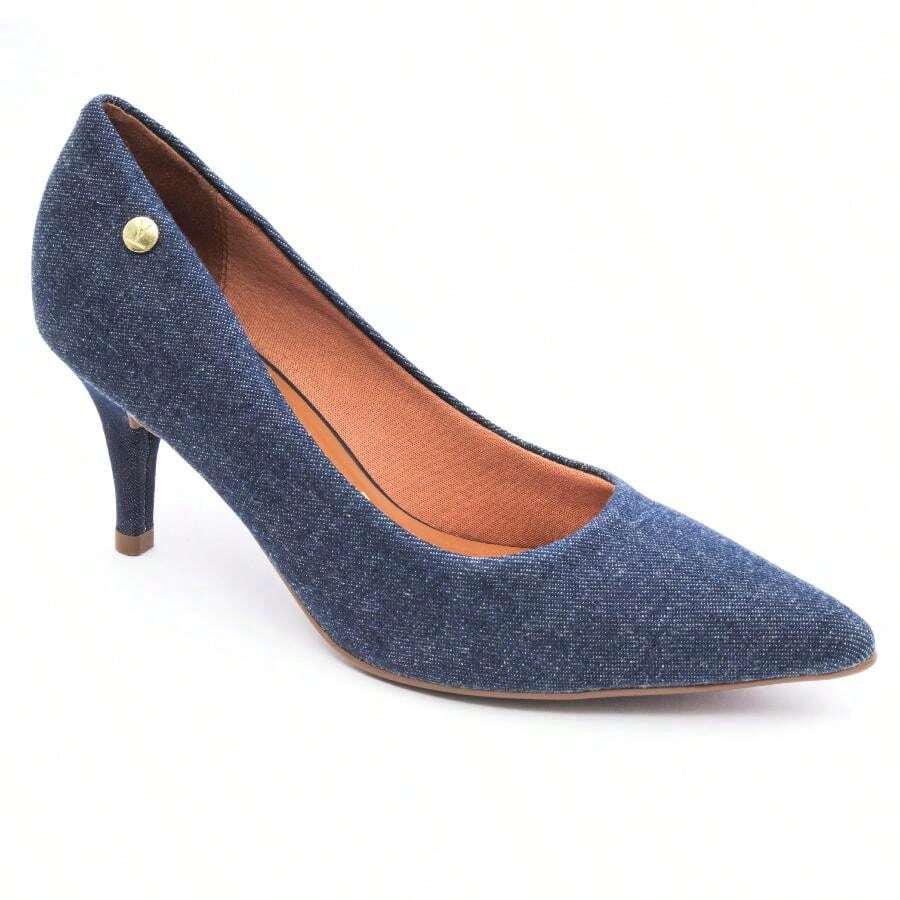 Vizzano Women's Pumps, Low Thin Heel, Soft, Original - 深色牛仔褲 - 查看 1