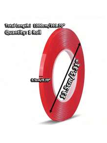 Băng keo hai mặt dài 3m/10m ép lên móng tay, băng keo dán móng tay dính chắc, dùng để ép móng tay, băng keo dán móng tay hai mặt bằng silicon, rộng 5mm/10mm, dày 1mm - Nhiều màu - Xem 12