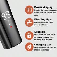 11 In 1 Multi-Functional Grooming USB Rechargeable Electric Shaver Hair Clipper Trimmer - Silver - View 9