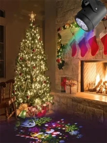 1 đèn chiếu Giáng sinh dùng nguồn USB, đèn chiếu họa tiết Giáng sinh xoay, đèn tạo không khí sân khấu, đèn cảnh quan tuyết, đèn trang trí Giáng sinh dùng nguồn USB, thích hợp cho rạp hát tại nhà, đèn ngủ phòng ngủ, Giáng sinh, Halloween, đám cưới và đồ trang trí ngày lễ, trang trí phòng trang trí Giáng sinh đèn Giáng sinh trang trí phòng ngủ trang trí nhà trang trí tiệc lễ hội ngày lễ quà tặng giáng sinh lễ tạ ơn đồ trang trí cây thông Noel đồ trang trí - USB - Xem 5