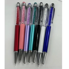Touch Pen And Normal Pen - 2 In 1 - 乾枯玫瑰色 - 查看 3