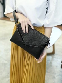 New Woman Shoulder Bag Fashion Black Messenger Bags Female Casual Clutches Handbag - Black - View 4