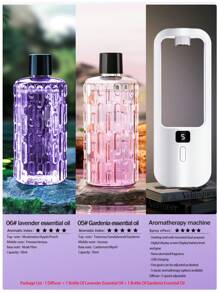 Household Automatic Aromatherapy Machine Hotel Timed Spray Aromatherapy Machine Wall-Mounted Toilet Deodorant Air Freshener Small Office Desktop Aromatherapy Machine Bedroom Silent Aromatherapy Essential Oil Diffuser Aromatherapy Essential Oil Fragrance Machine Rechargeable 5 Working Modes Adjustable 6 Kinds Of Aromatherapy Essential Oils Can Be Selected White With Seven-Color Atmosphere Lights
